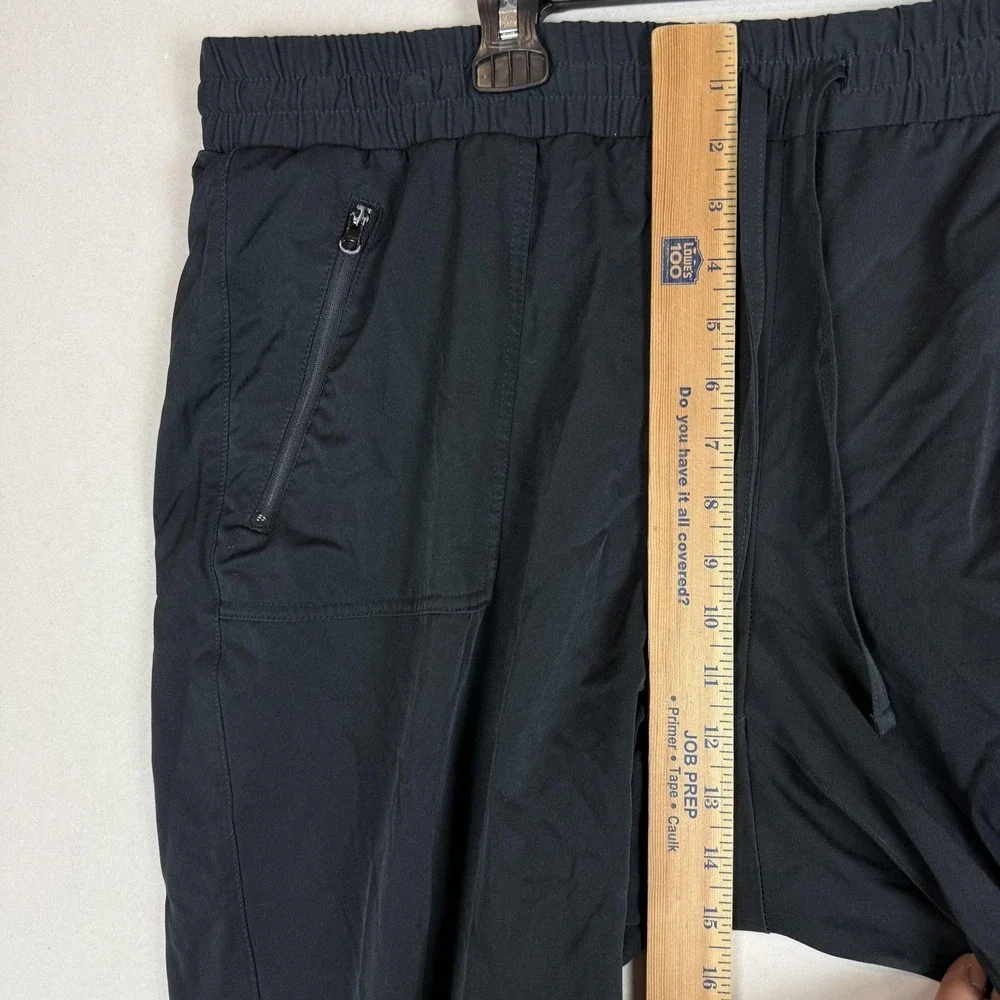 Magellan Outdoors Pants Womens 1X Black Jogger Lost Pines Water Repellent Hiking